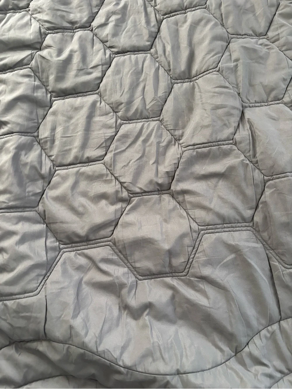 Bedsure Gray queen mattress pad  Quilted fitted mattress topper used for dorm